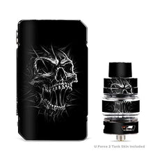 Load image into Gallery viewer, IT&#39;S A SKIN Decal Vinyl Wrap for VooPoo Drag 2 V2 &amp; UForce T2 Tank Vape Sticker Sleeve Cover/Skull Evil Stretch Slash Screaming
