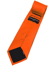 Load image into Gallery viewer, Soild Silk Mens Plain Multi Color Tie, Orange

