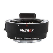 Load image into Gallery viewer, VILTROX EF-EOS M Lens Mount Auto Focus Adapter - for Canon EOS (EF/EF-S) D/SLR Lens to Canon EOS M (EF-M Mount) Mirrorless Camera Body EOS M100 M50 M3 M10 M6 M5
