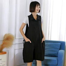 Load image into Gallery viewer, Oraunent Salon Smocks for Stylist Hairdresser Apron Salon Aprons with Pockets Jacket Apron Hair Cutting Workwear Black

