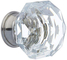 Load image into Gallery viewer, Baldwin 4325150 Crystal Cabinet Knob in Satin Nickel
