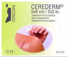 Load image into Gallery viewer, Cerecare Cerederm Rectangle Scar Management 5 x 8cm 10 Units

