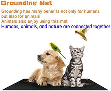 Load image into Gallery viewer, Grounding Mat,Universal Grounding Mat with Grounding Cord,Grounded Therapy,Conductive Leather Mat. (23.6x35.4 inch)
