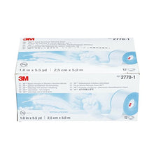 Load image into Gallery viewer, 3M Micropore S Surgical Tape, 2770-1, 1 inch x 5.5 yard (2.5 cm x 5 m), 12 Rolls/Box, 10 Boxes/Case
