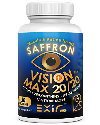 Vision Max 20/20 Computer Vision Digital Eye Strain Natural Supplements 30 Capsules