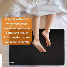 Load image into Gallery viewer, Grounding Mat,Universal Grounding Mat with Grounding Cord,Grounded Therapy,Conductive Leather Mat. (23.6x35.4 inch)
