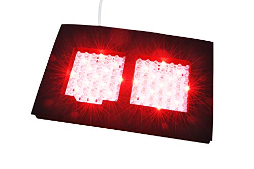 Infrared LED Therapy Dual Light NIR Infrared and Red Light Output Therapy Pad by InfraRelief Deep Penetration for Pain Relief, Safe Easy Effective!
