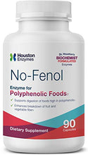 Load image into Gallery viewer, Houston Enzymes  No-Fenol Enzyme for Polyphenolic Foods  90 Capsules (90 Doses)  Professionally Formulated to Support Polyphenolic Digestion  Enhances Breakdown of Fruits &amp; Vegetable Fiber
