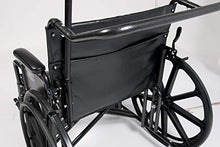 Load image into Gallery viewer, Everest &amp; Jennings Traveler HTC Bariatric Wheelchair, 2-in-1 Transport Chair, 24&quot; Wide Seat
