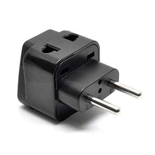 Load image into Gallery viewer, OREI Europe Power Plug Adapter Works in Russia, Turkey, Ethiopia, Korea, Monaco and More (Type C) - 4 Pack, Black
