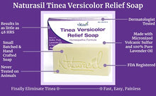 Load image into Gallery viewer, Naturasil All-Natural Treatment Tinea Versicolor 10% Sulfur Soap | Also Helps to Relieve Candida &amp; Onychomycosis- 4 Ounce Bar
