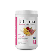 Load image into Gallery viewer, Ultima Replenisher Hydrating Electrolyte Powder, Pink Lemonade, 90 Serving Canister - Sugar Free, 0 Calories, 0 Carbs - Gluten-Free, Keto, Non-GMO with Magnesium, Potassium, Calcium
