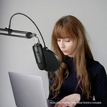 Load image into Gallery viewer, Neewer Professional Microphone Pop Filter Shield Compatible with Blue Yeti and Any Other Microphone, Dual Layered Wind Pop Screen With A Flexible 360 Degree Gooseneck Clip Stabilizing Arm

