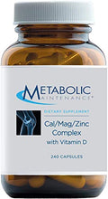 Load image into Gallery viewer, Metabolic Maintenance Cal Mag Zinc Complex with Vitamin D-3 - Calcium Supplement with Magnesium, Boron, Zinc - Vitamins + Minerals for Bone + Heart Support, No Fillers (240 Capsules)
