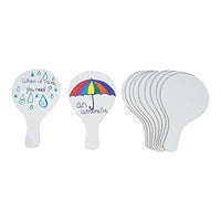 Dry Erase Paddles for Auction Bidding and Classroom Voting and Answers - 12 Pieces