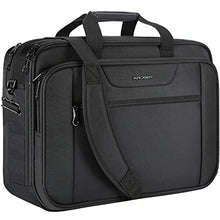 Load image into Gallery viewer, KROSER Laptop Bag XXL Laptop Briefcase Fits Up to 18 Inch Laptop Water-Repellent Gaming Computer Bag Shoulder Bag Expandable Capacity for Travel/Business/School/Men-Black
