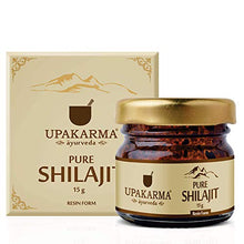 Load image into Gallery viewer, Upakarma Pure Ayurvedic Raw Shilajit/Shilajeet Resin - 15 Grams - Pack of 1
