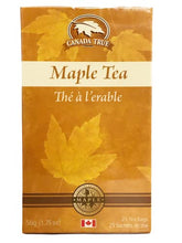 Load image into Gallery viewer, Canada True Maple Tea 25 Tea Bags, 50g (1.75oz), Product of Canada
