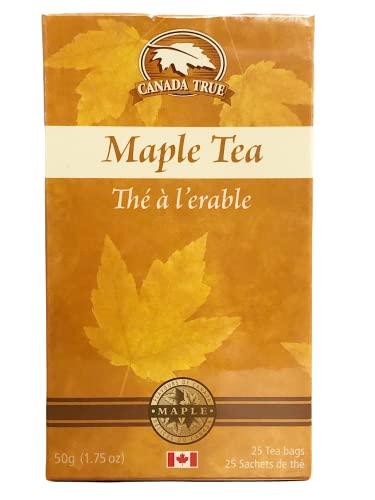 Canada True Maple Tea 25 Tea Bags, 50g (1.75oz), Product of Canada