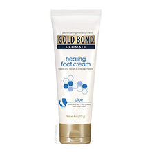 Load image into Gallery viewer, Gold Bond Ultimate Healing Foot Cream with Aloe, Heals Dry, Rough Heels, 4 oz. (Pack of 4).
