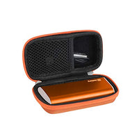 Hermitshell Protective Hard Travel Case Fits Portable Charger Jackery Bolt 6000 mAh Power Bank (Orange)