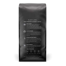 Load image into Gallery viewer, Devil Mountain Coffee Black Label Dark Roast Whole Bean Coffee, Strong High Caffeine Coffee Beans, USDA Organic, Fair Trade, Gourmet Artisan Roasted, Strongest Coffee in the World, 16 oz Bag
