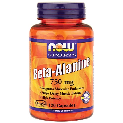 Now Foods - Sports, Beta-Alanine, 750 mg, 120 Capsules