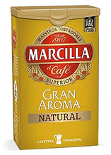 Load image into Gallery viewer, Marcilla Gran Aroma Natural Ground Coffee 250gr. Pack of 3 Units
