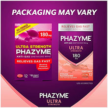 Load image into Gallery viewer, Phazyme Ultra Strength Gas &amp; Bloating Relief | Works in Minutes | 12 Fast Gels
