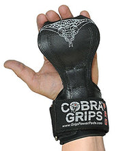 Load image into Gallery viewer, Cobra Grips PRO Weight Lifting Gloves Heavy Duty Straps Alternative to Power Lifting Hooks for Deadlifts with Built in Adjustable Neoprene Padded Wrist Wrap Support Bodybuilding
