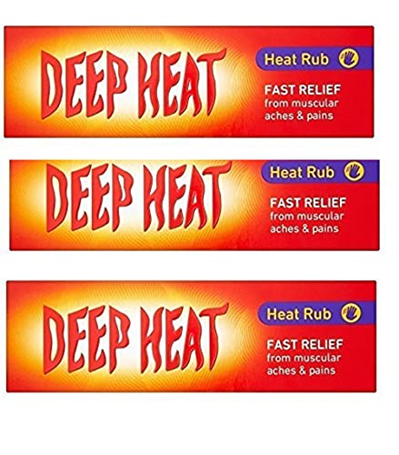 3 X Deep Heat Heat Rub 100g (300g TOTAL)