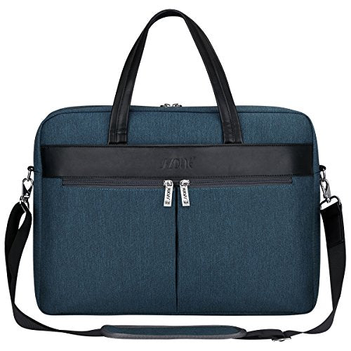 S-ZONE Laptop Tote Bag for Women 15.6 inch Computer Handbag Shoulder Work Purse