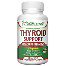 Load image into Gallery viewer, Thyroid Support - Complete Formula to Help Weight Loss &amp; Improve Energy with Bladderwrack, Kelp, B12 &amp; More- Thyroid Energy: Boost T4 to T3 Supplement
