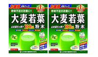 Aojiru Barley Grass Powder, Convenient Individual Packages (44 x 3 Gram) (Set of 2)