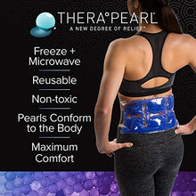 Load image into Gallery viewer, TheraPearl Color Changing Hot Cold Pack for Back, Reusable Back Wrap with Strap &amp; Gel Beads, Best Ice Bag for Lower Back Pain Relief, Flexible Hot &amp; Cold Compress for Swelling, Sports Injuries
