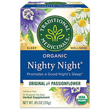 Load image into Gallery viewer, Traditional Medicinals Caffeine Free Herbal Tea Bags, Nighty Night 0.85 oz (Pack of 2)
