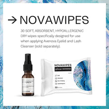 Load image into Gallery viewer, NovaWipes By Avenova  Soft, Strong, Hypoallergenic, Non-Irritating, Durable, Absorbent, Multi-Layer Dry Wipes for use when Applying Avenova Spray (30 count)
