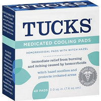 Tucks Medicated Cooling Hemorrhoidal Pads, 40 Count (Pack of 2)