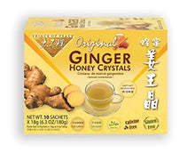 Load image into Gallery viewer, Prince of Peace Instant Ginger Honey Crystals, 10 Sachets  Instant Hot or Cold Beverage for Nausea Relief and Soothes Throat  Easy to Brew Ginger and Honey Crystals  Drink Like a Tea  Caffeine
