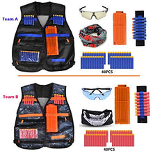 Load image into Gallery viewer, Fstop Labs 2 Pack Mega Set Kids Tactical Jacket Vest Kit for Nerf N-Strike Gun Wars (Camouflage)
