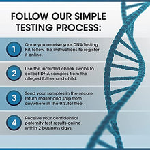 Load image into Gallery viewer, Rapid Paternity Test Kit Lab Fees Included DNA Results in 2 Business Days
