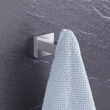 Load image into Gallery viewer, KES SUS 304 Stainless Steel Coat Hook Single Towel/Robe Clothes Hook for Bath Kitchen Garage Heavy Duty Contemporary Square Style Wall Mounted, Brushed Finish, A2260-2
