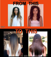 Load image into Gallery viewer, Complex Brazilian Keratin Hair Blowout Treatment Formaldehyde Free with Inverto 120ml with Clarifying Shampoo Straighten Repair and Smooth Hair by Keratin Research Keratina Brasilera
