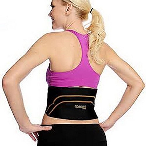 Copper Fit Back Pro As Seen On TV Compression Lower Back Support Belt Lumbar (Small/Medium Waist 28