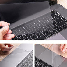 Load image into Gallery viewer, MacBook Pro 13 2019 2018 2017 Skin, CASEBUY Clear Anti-Scratch Trackpad Protector Cover for Newest MacBook Pro 13 Inch with/Without Touch Bar (A2159/A1706/A1708/A1989, Release 2016-2019)
