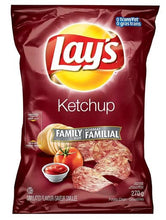 Load image into Gallery viewer, Canadian Lays Ketchup Chips (Imported From Canada) - 1 Family Size Bag
