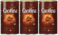 Caotina original, Cocoa Powder with Swiss Chocolate, Hot Chocolate, 3 Pack, 3 x 500g