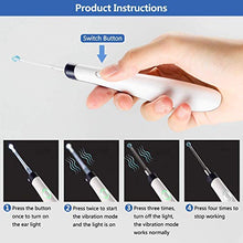 Load image into Gallery viewer, Automatic Ear Wax Removal Kit with LED Light 4 Size Head Electric Ear Cleaner for Adults and Kids Ear Wax Vacuum Suction Device (Black)
