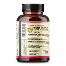 Load image into Gallery viewer, Metabolism and Natural Energy Supplements for Fatigue, Stress Relief, Energy Booster &amp; Better Mood, Energy Pills for Women &amp; Men, Ginger, Turmeric, Rhodiola Rosea + More Herbs &amp; Vitamins (60 Capsules)
