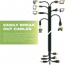 Load image into Gallery viewer, Mediabridge EZ Cable Bundler (6 Feet) - 1&quot; Width - Flexible &amp; Expandable Cable Management Sleeve (Part# CM1-25-06B)
